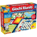 Lisciani Playroom Game Set — over 20 games and 12 board games for children ages 6 and up