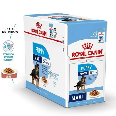 Royal Canin Maxi Puppy – Alleinfutter-Nassfutter für Welpen großer Rassen bis zu 15 Monaten, 140 g