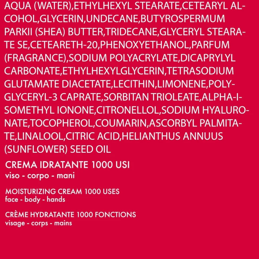 Pupa All-in-One - Hydraterende crème voor gezicht, lichaam en handen, goed voor 1000 keer gebruik, 350 ml