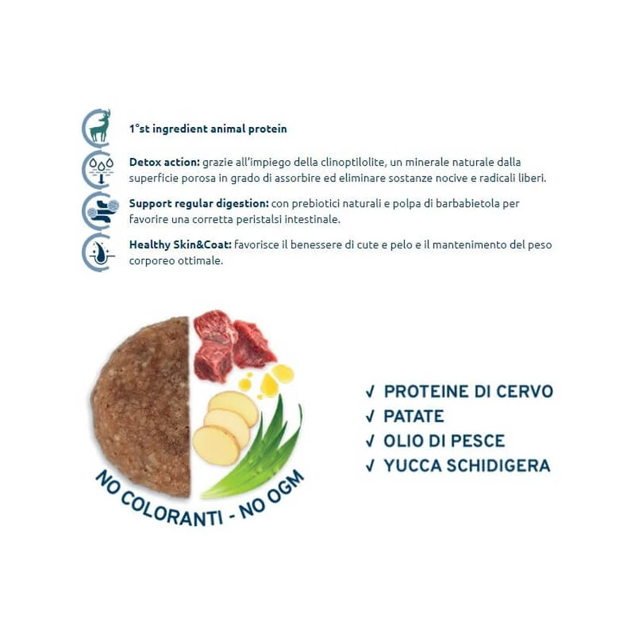 Forza10 Maintenance Medium Adult Deer & Potato - Complete Dog Food, 12 kg