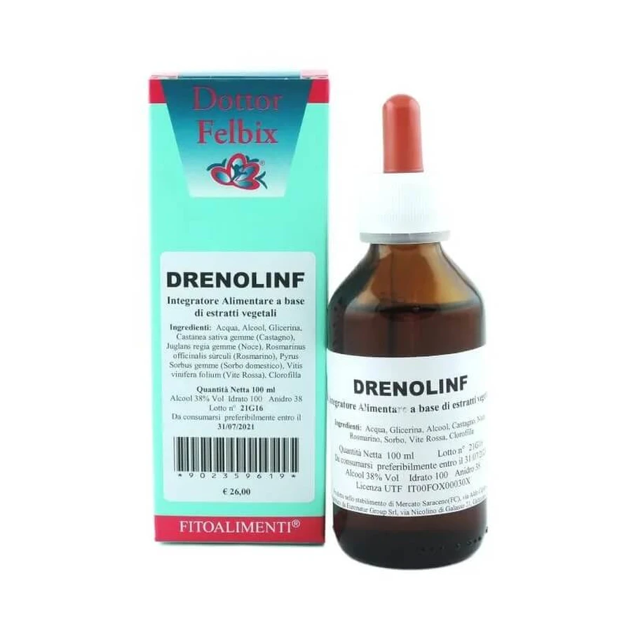 Drenolinf Dr. Felbix druppels 100 ml - Supplement voor de microcirculatie