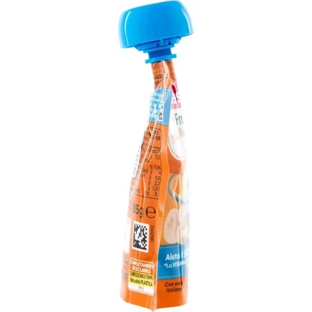 Plasmon Smoothie - Apple, Banana, and Cereal Snack, 85 g