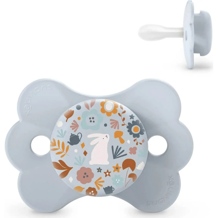 Suavinex Wonderland - SX Pro Silicone Pacifier 0-6m - Light Blue
