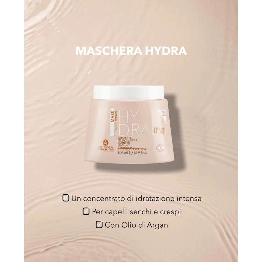 Alama Hydra Moisturizing Mask for Dry Hair, 500 ml
