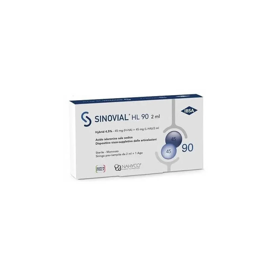 Sinovial HL 90 Intra-articulair met hyaluronzuur – voorgevulde spuit van 2 ml