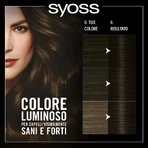 Tinte para el pelo Syoss Oleo Intense - Tinte permanente n.º 3-10, castaño natural