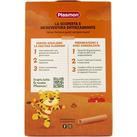 Plasmon Fusillini - Pasta de trigo duro, 250 g