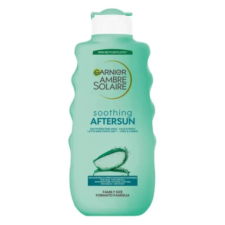 Garnier Ambre Solaire Shooting Aftersun - Aftersun-lotion voor gezicht en lichaam, 400 ml