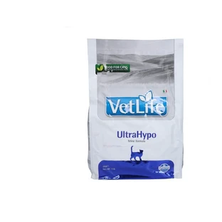 Farmina Vet Life Ultrahypo Fish - Alimento dietético completo para gatos con intolerancias y para el cuidado de la piel, 5 kg