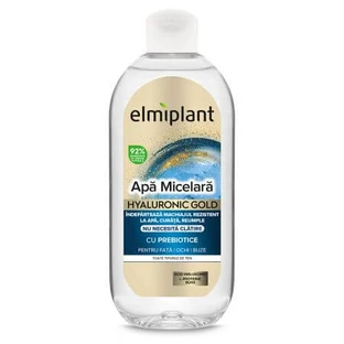 Mizellenwasser mit Hyaluronsäure und goldenem Protein Hyaluronic Gold, 400 ml, Elmiplant