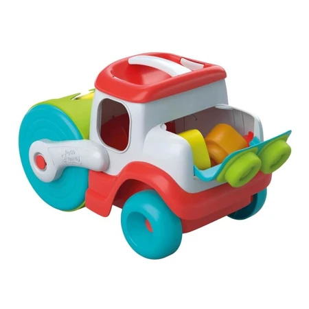Clementoni Soft Clemmy Zintuiglijke blokkenetende roller – Interactief zacht voertuig