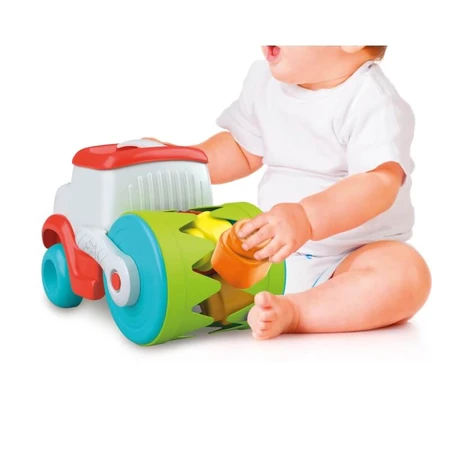 Clementoni Soft Clemmy Zintuiglijke blokkenetende roller – Interactief zacht voertuig