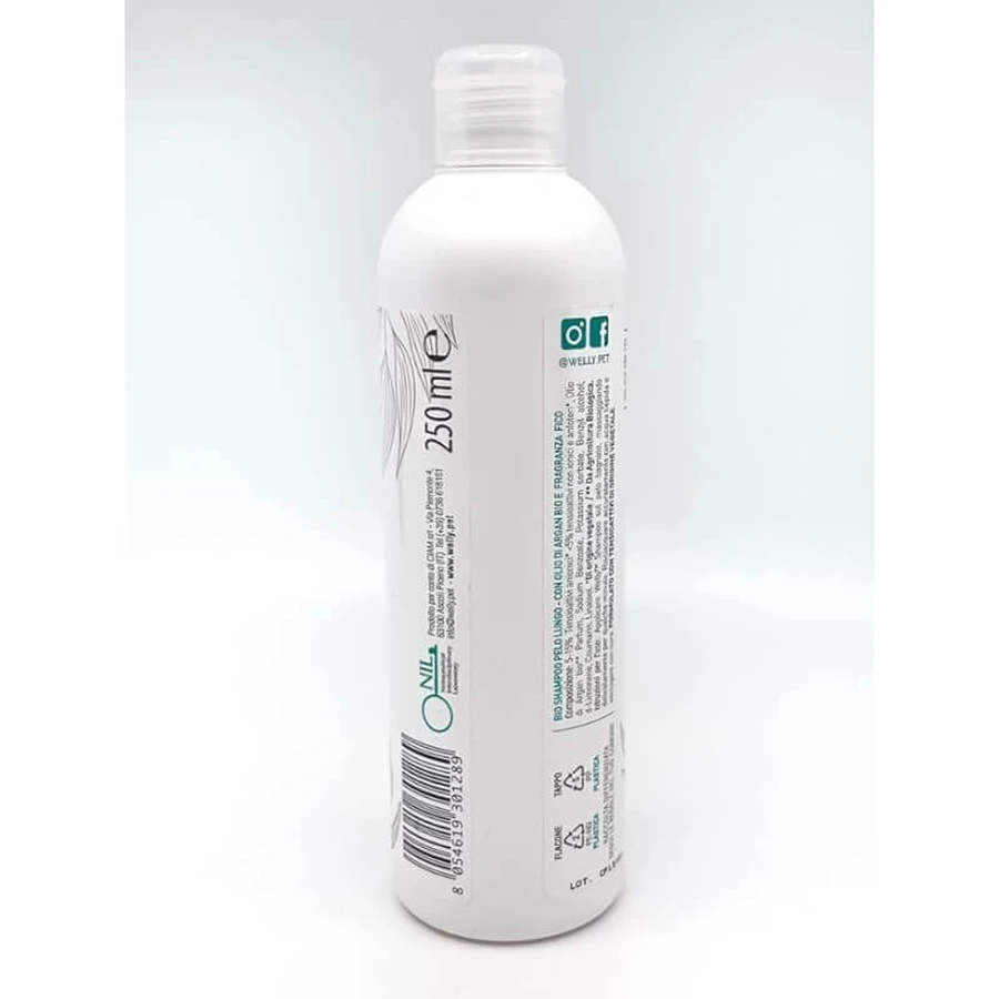 Welly Bio Shampoo - Cleanser for Long-Haired Dogs with Argan and Fig Oil, 250 ml