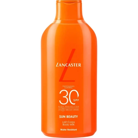 Lancaster Sun Beauty SPF 30 fluweelzachte zonnebrandlotion, hoge beschermingsfactor, 400 ml