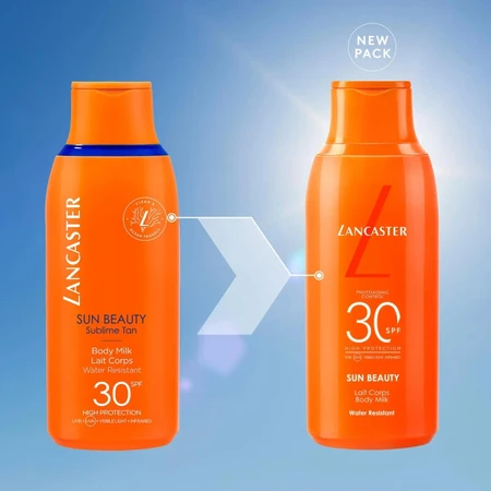 Lancaster Sun Beauty SPF 30 fluweelzachte zonnebrandlotion, hoge beschermingsfactor, 400 ml
