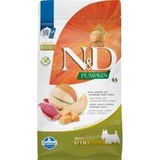 Farmina N&amp;d Pumpkin Mini Canine Eend, pompoen en meloen – Compleet voer voor volwassen honden van kleine rassen, 2 kg