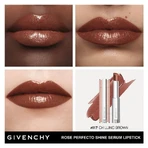 Sérum Givenchy Rose Perfecto Shine - Rouge à lèvres hybride n° 117 Chilling Brown