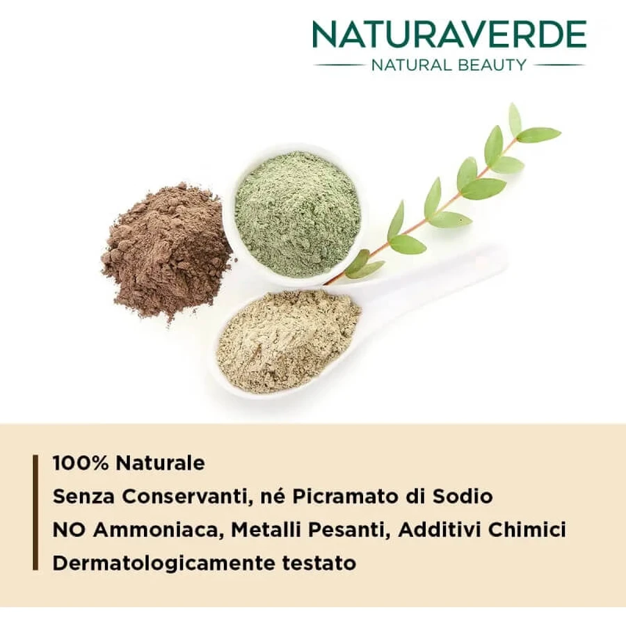 Naturaverde Henna – Ägyptisches rotes Haarfärbemittel auf pflanzlicher Basis, 100 g