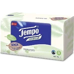 Tempo Natural &amp; Soft - doos met 70 natuurlijke en zachte papieren zakdoekjes