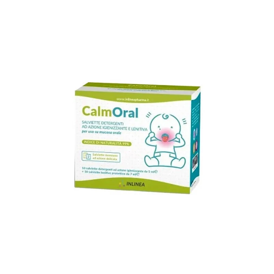 Inlinea Calmoral : 10 lingettes désinfectantes + 10 lingettes apaisantes