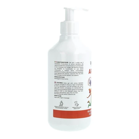 Union Bio Arnica Help99 - Gel corporel rafraîchissant et apaisant à l'arnica et à la griffe du diable, 500 ml