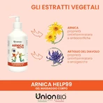 Union Bio Arnica Help99 - Gel corporel rafraîchissant et apaisant à l'arnica et à la griffe du diable, 500 ml