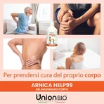 Union Bio Arnica Help99 - Gel corporel rafraîchissant et apaisant à l'arnica et à la griffe du diable, 500 ml