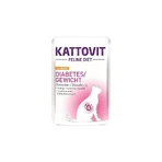 Kattovit Diabetes Chicken - Natvoer voor volwassen katten met diabetes en voor gewichtsbeheersing, 85 g