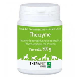 Therapet Therzyme XL - Aanvullend diervoeder voor honden en katten van alle leeftijden, poeder, 500 g