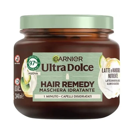 Garnier Ultra Gentle Hair Remedy - Hydraterend masker met amandelmelk 340 ml