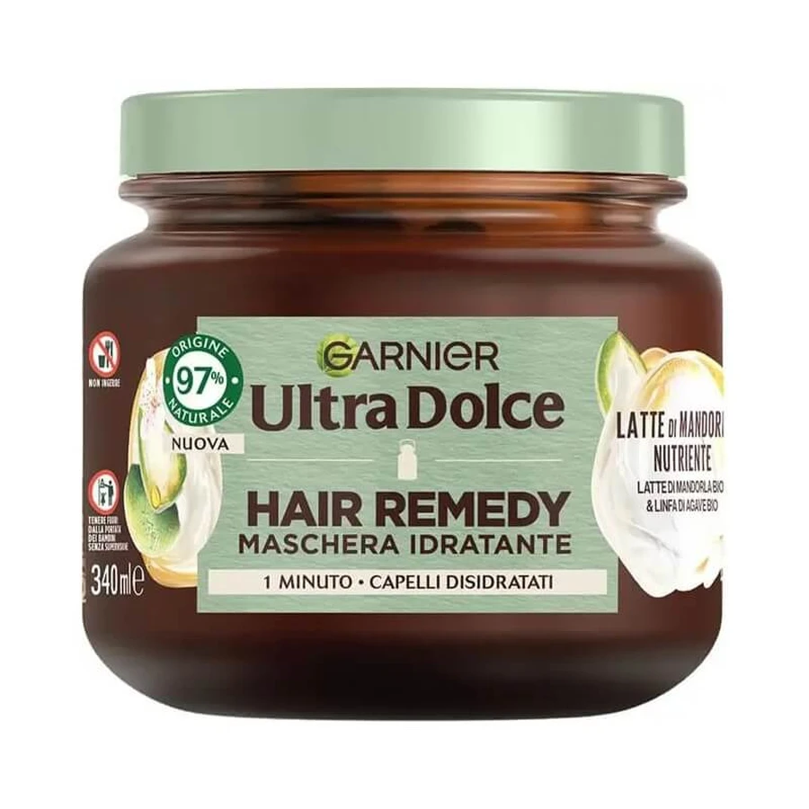 Garnier Ultra Gentle Hair Remedy - Hydraterend masker met amandelmelk 340 ml