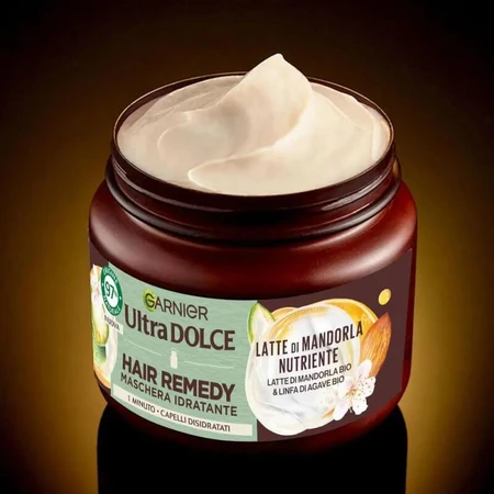 Garnier Ultra Gentle Hair Remedy - Hydraterend masker met amandelmelk 340 ml