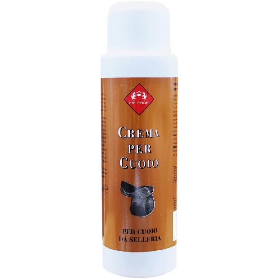 Crema para cuero Fm Italia: una emulsión limpiadora, nutritiva y protectora para el cuero y la piel, 250 ml