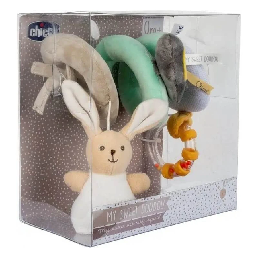 Chicco My Sweet Doudou - Spiraalvormig speeltje voor de kinderwagen