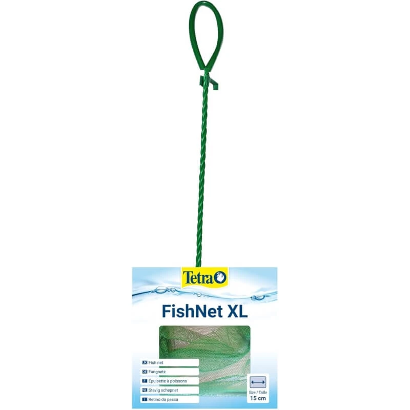 Tetra Fishnet XL - Nylon aquarium net with built-in hook, 4 x 15 cm