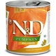 Farmina N&amp;d Pumpkin Adult Wachtel und Kürbis – Alleinfuttermittel für ausgewachsene Hunde, 285 g