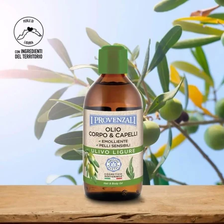 I Provenzali Ligurische olijfolie - Lichaams- en haarolie 200 ml