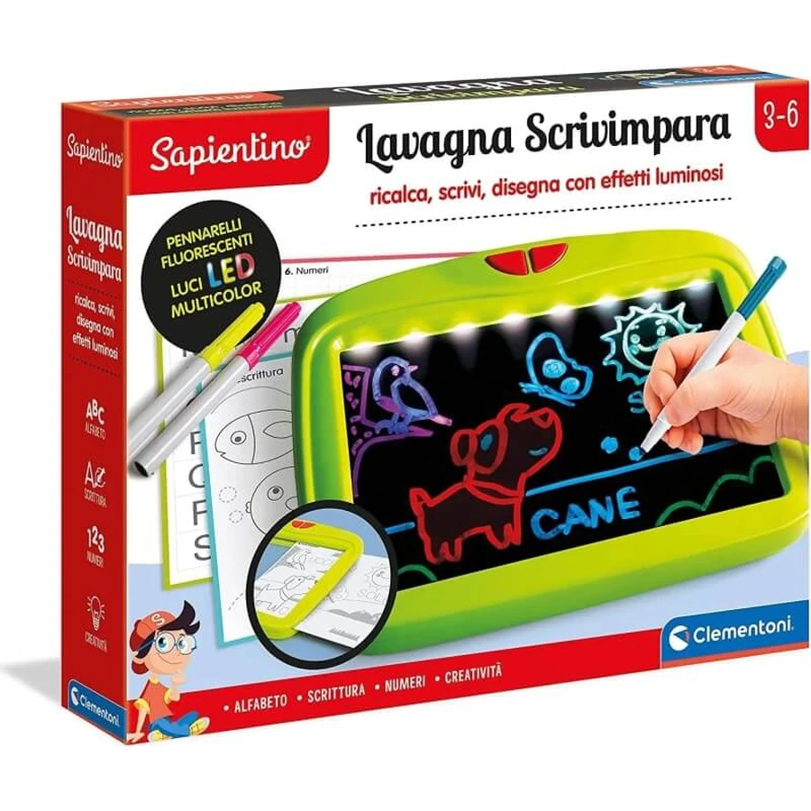 Clementoni Sapientino Schreibtafel – Lernspiel