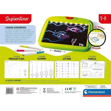 Clementoni Sapientino Schreibtafel – Lernspiel