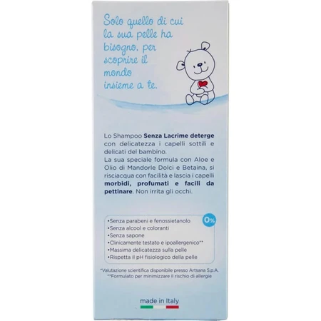 Champú Chicco Natural Sensation «Sin lágrimas», 200 ml