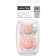 Suavinex Wild & Free - 2 chupetes de silicona Sx Pro, 0-6 meses, rosa