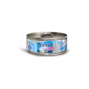 Monge Delicate Chicken and Squid Wet Cat Food, 80 g