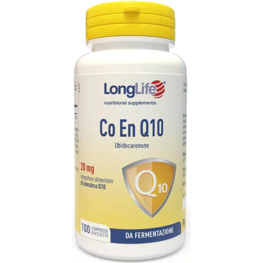 Longlife Co-en-Q10 100 comprimés - Complément alimentaire pour la santé cardiovasculaire