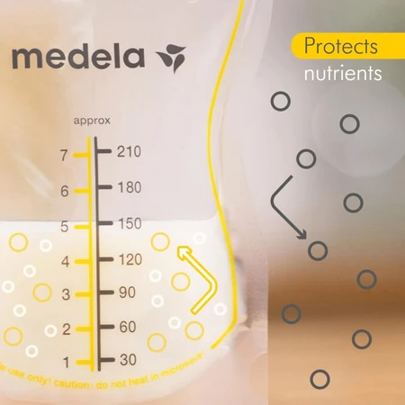 Medela Easy Pour - 25 sachets de conservation du lait maternel