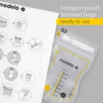 Medela Easy Pour - 25 sachets de conservation du lait maternel