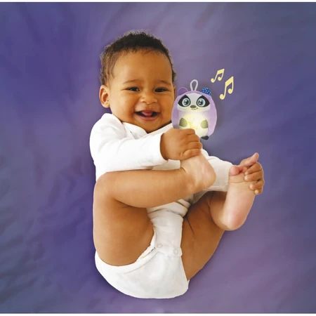 Clementoni Twinkle Twinkle Little Badger - Plush Night Light for Babies with Lights and Melodies