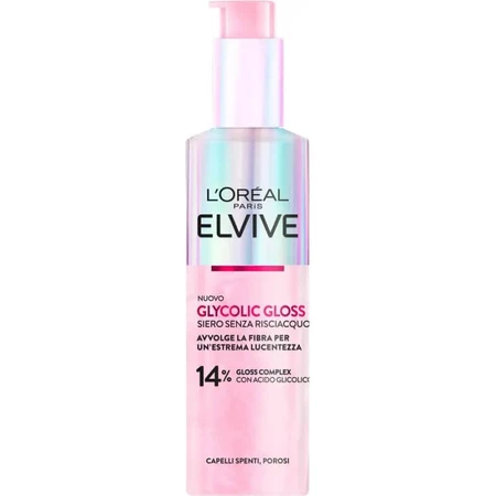 Elvive Glycolic Gloss – Leave-in-Serum für stumpfes Haar, 200 ml