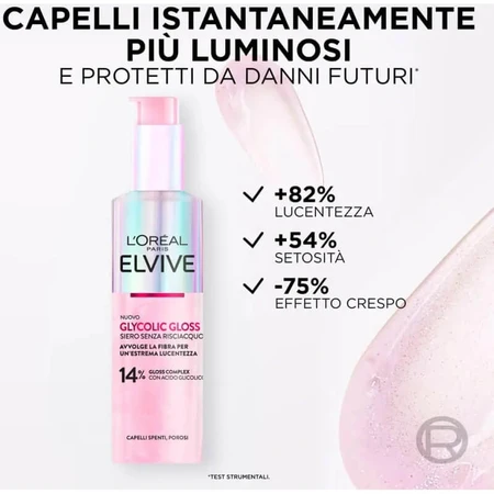 Elvive Glycolic Gloss – Leave-in-Serum für stumpfes Haar, 200 ml