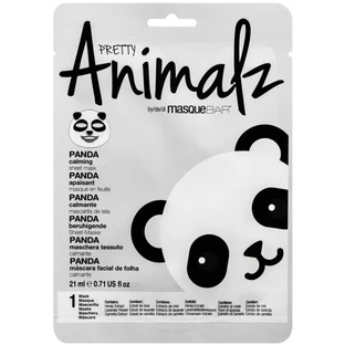 Pretty Animalz Panda-Gesichtsmaske – Wohltuende Stoffmaske