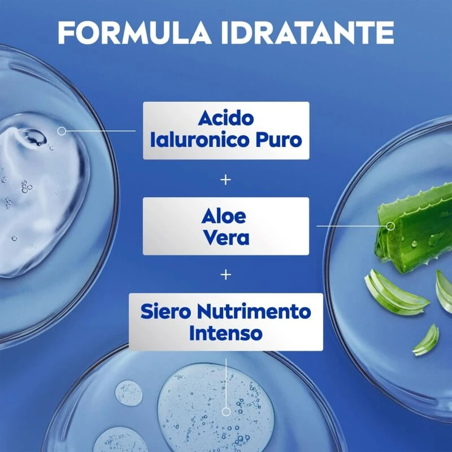 Crème hydratante Nivea à l'aloès 72 heures - Crème pour le corps pour peaux normales et sèches, 500 ml